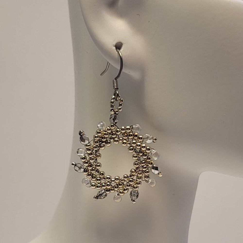 Silver Moon Earrings - Picture 3 of 5